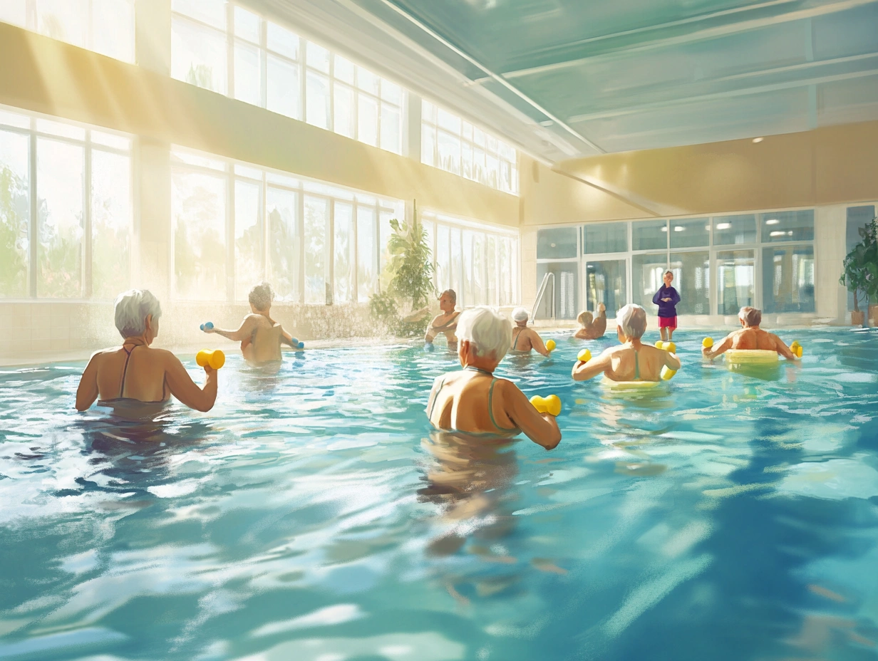 Аква-фітнес для зменшення навантаження на організм